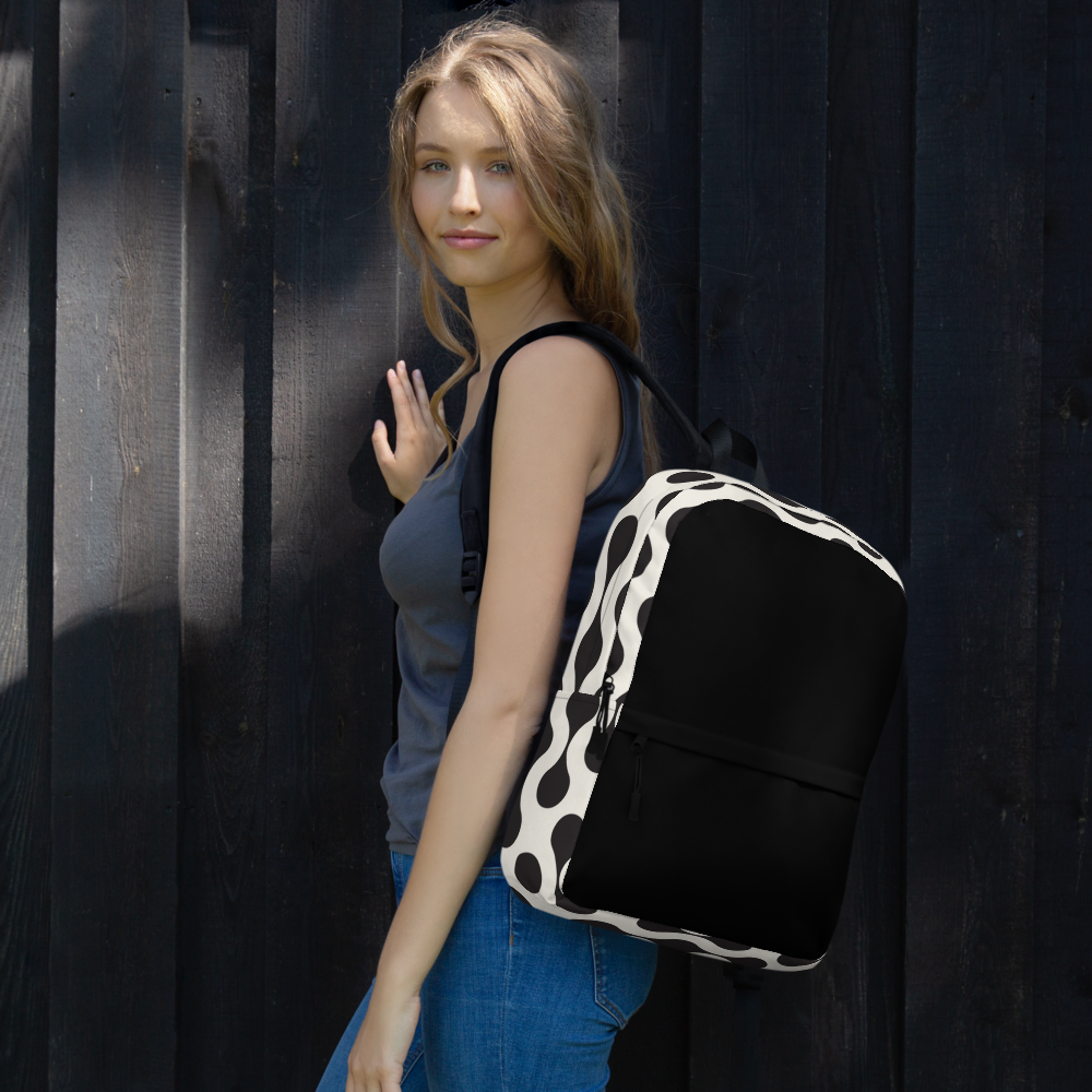 In the Hole B&W Backpack