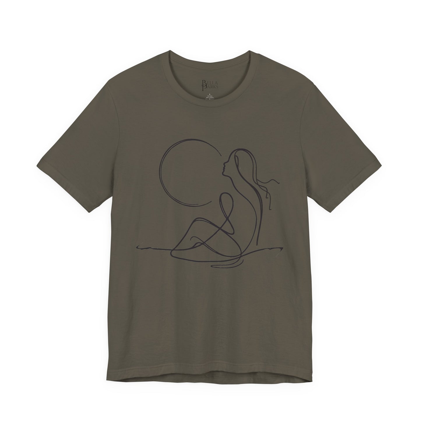 Believe Line Art Tee - Women's Soft T-Shirt, Modern Design, Casual Wear, Everyday Essentials, Unique Graphic Tee