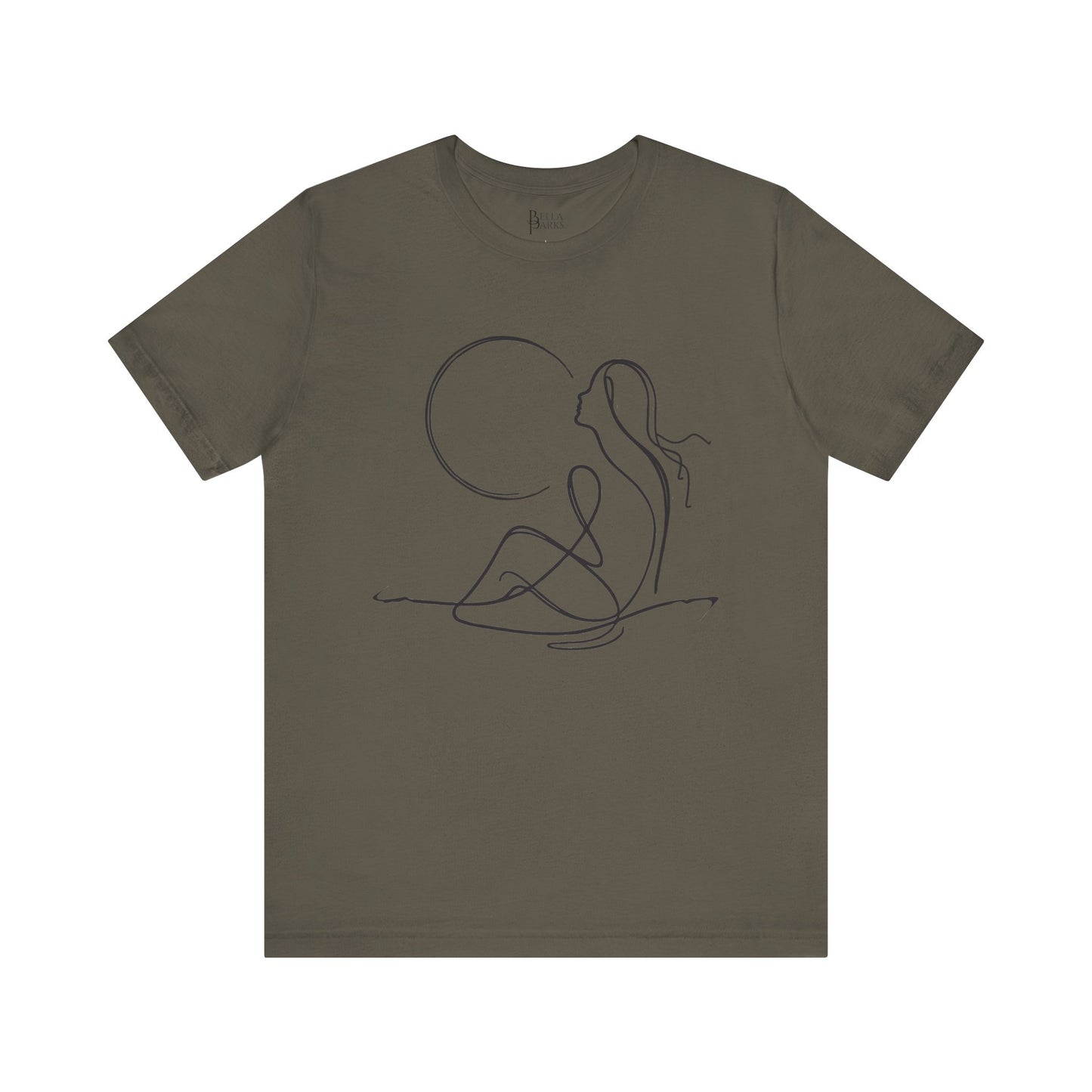 Believe Line Art Tee - Women's Soft T-Shirt, Modern Design, Casual Wear, Everyday Essentials, Unique Graphic Tee