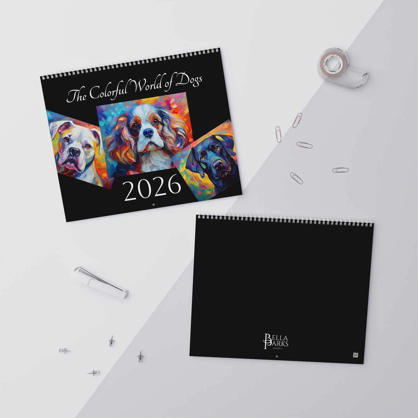The Colorful World of Dogs Wall Calendars (2026)