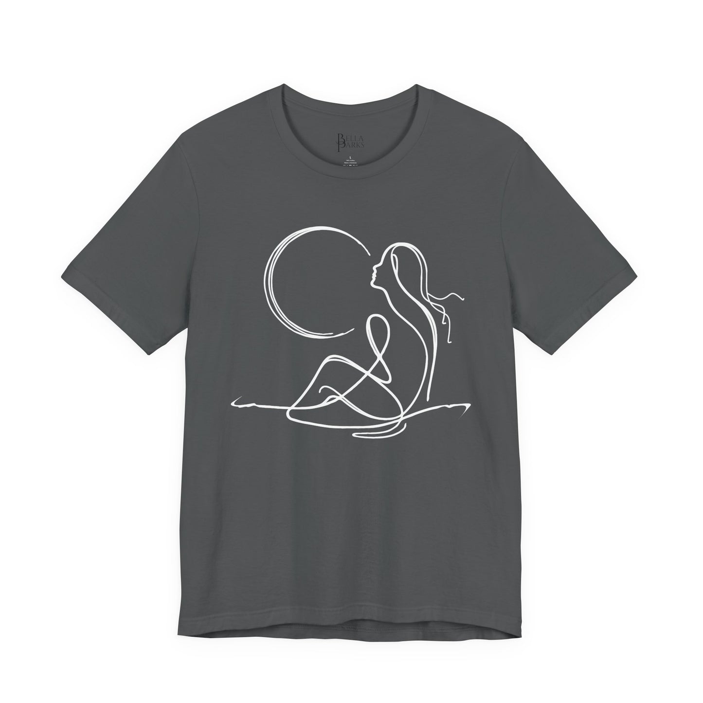 Believe Line Art Tee - Women's Soft T-Shirt, Modern Design, Casual Wear, Everyday Essentials, Unique Graphic Tee