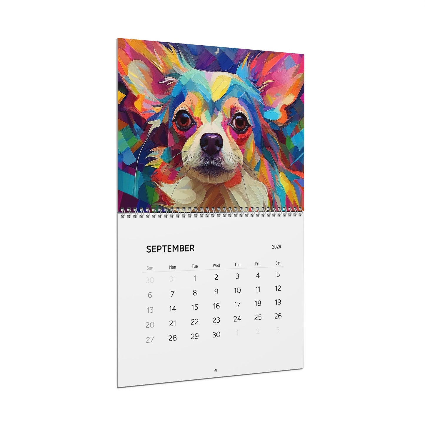 The Colorful World of Dogs Wall Calendars (2026)