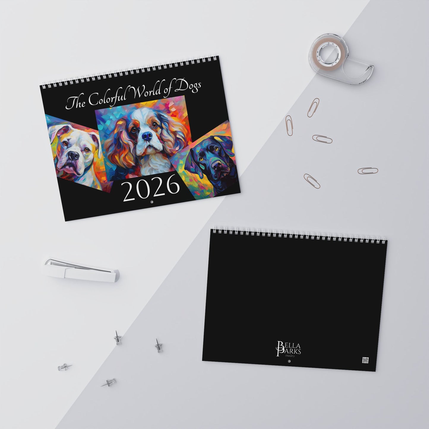 The Colorful World of Dogs Wall Calendars (2026)