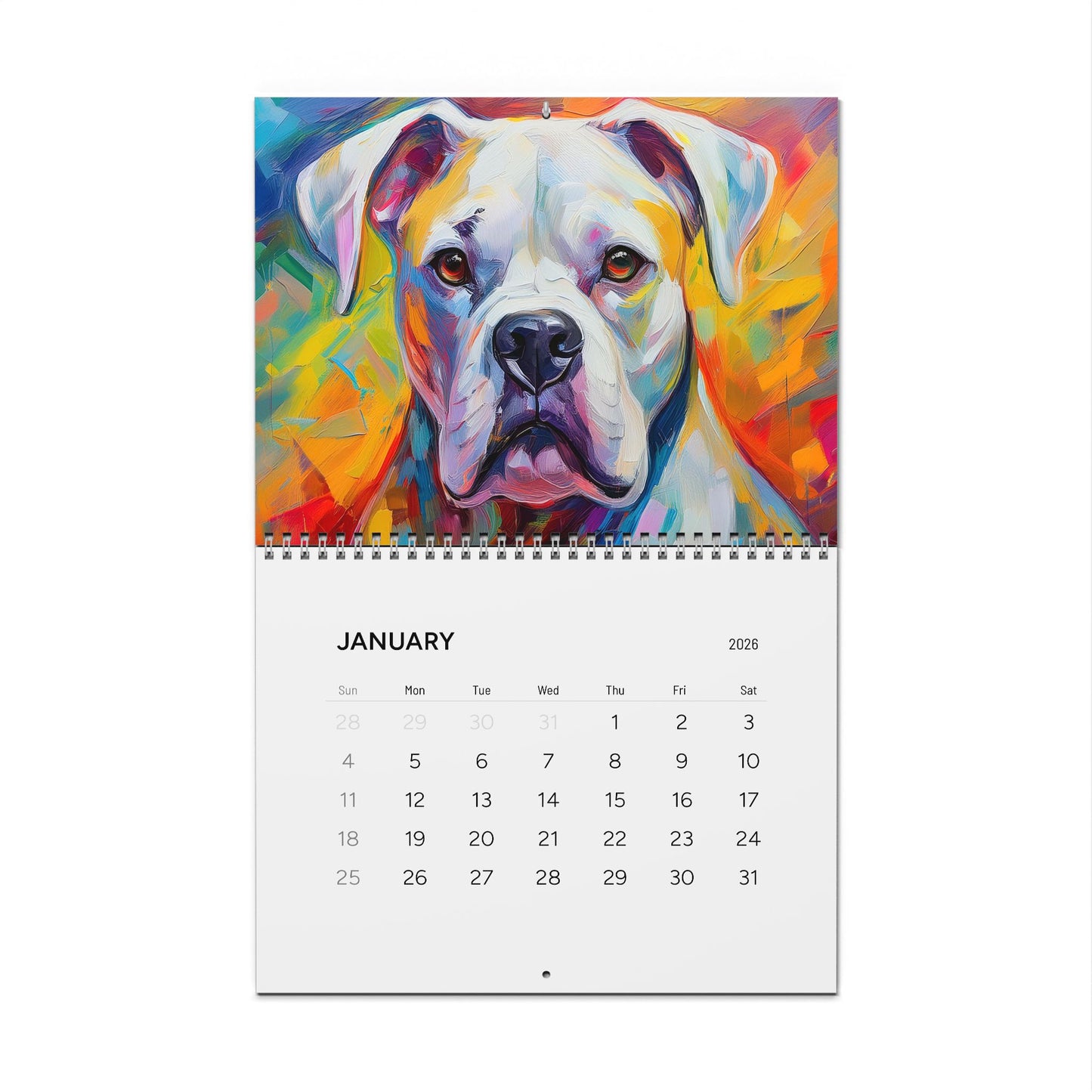 The Colorful World of Dogs Wall Calendars (2026)