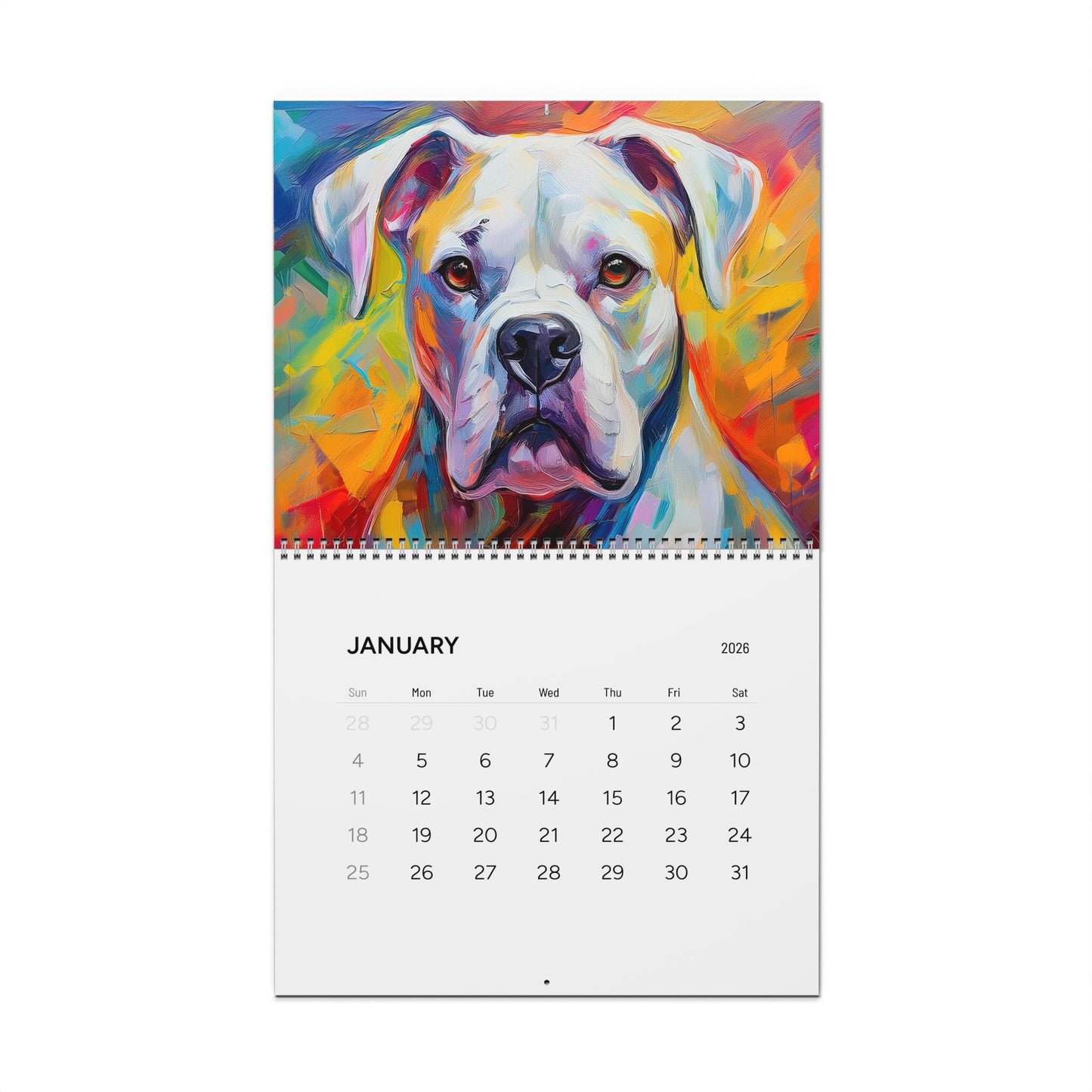 The Colorful World of Dogs Wall Calendars (2026)
