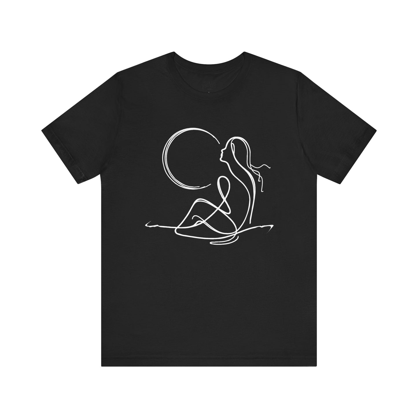 Believe Line Art Tee - Women's Soft T-Shirt, Modern Design, Casual Wear, Everyday Essentials, Unique Graphic Tee